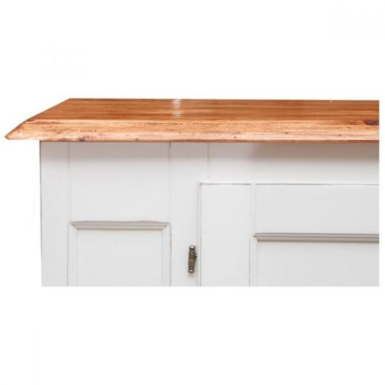 bisc l4050bnt prirodny drevo antikovana biela servirovacia komoda stol kuchyna nabytok veranda nabytok vidiecky dom stol country nabytok rustikalny mediteransky provence provans vidiecky masivne drevo jedalen kuchynsky nabytok.jpg